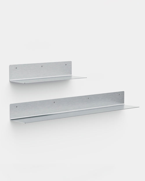 EDGE_01 | Svævehylde i aluminium | 40cm